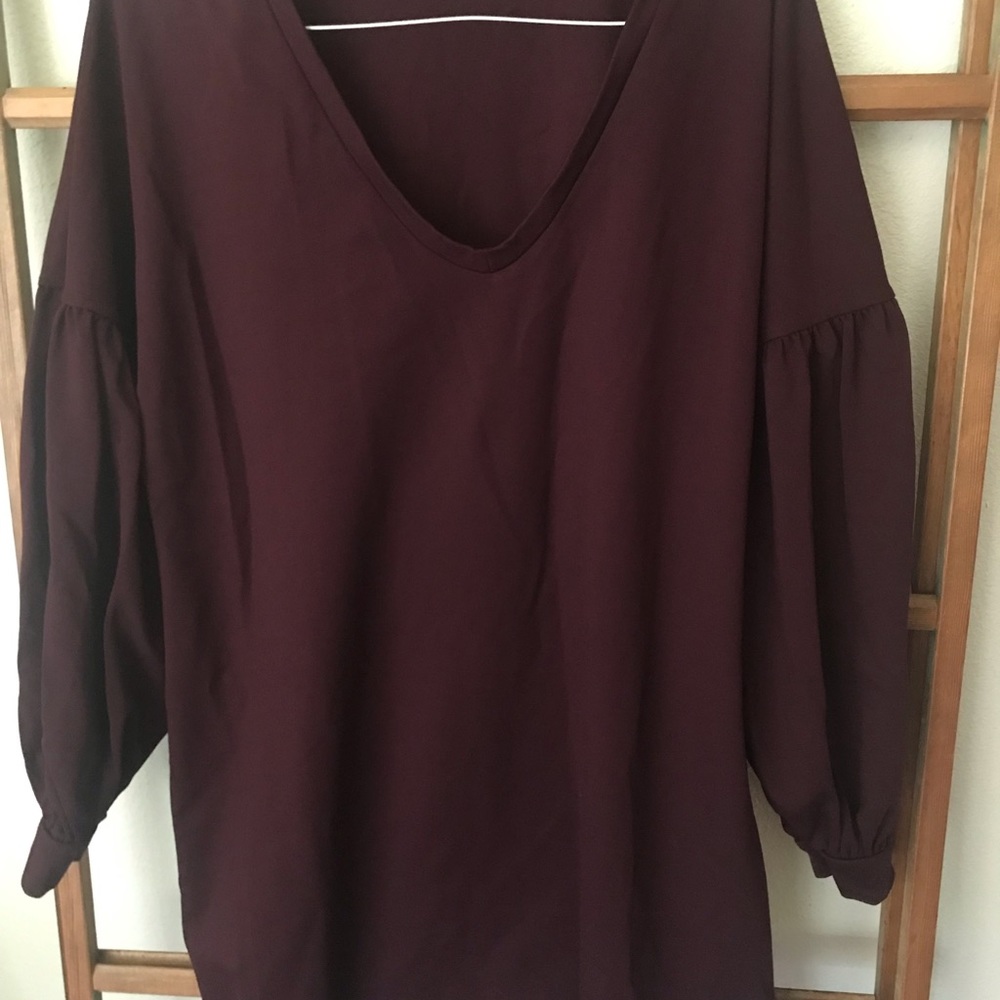 Express Dress maroon large
